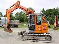 Малогабаритный экскаватор Hitachi ZX75UR-3  