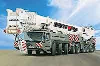 Schmidbauer представляет новый вездеходный подъемный кран Terex Demag АС 500-2 SSL  