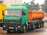 Самосвальный автопоезд из Минска  