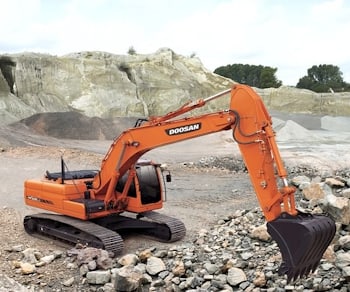 Экскаватор Doosan DX225LC максимизирует производительность  