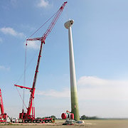 Навесное оборудование Мега-Wing-Lift от Grove для монтажа ветротурбин  