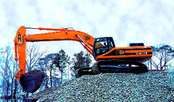 Тяжелые гусеничные экскаваторы «JCB»  