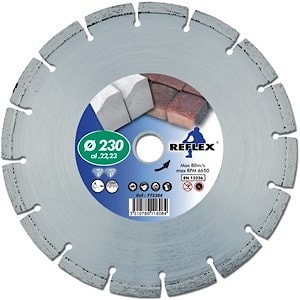 Алмазные диски Reflex для бензорезов и швонарезчиков  