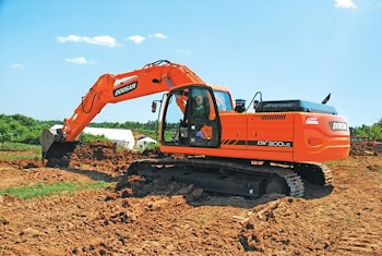Гусеничный экскаватор Doosan DX300LC для масштабных проектов  