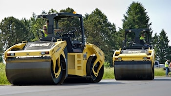 Технология Asphalt Manager II как основа эффективности тандемного катка Bomag BW190AD-4 AM  